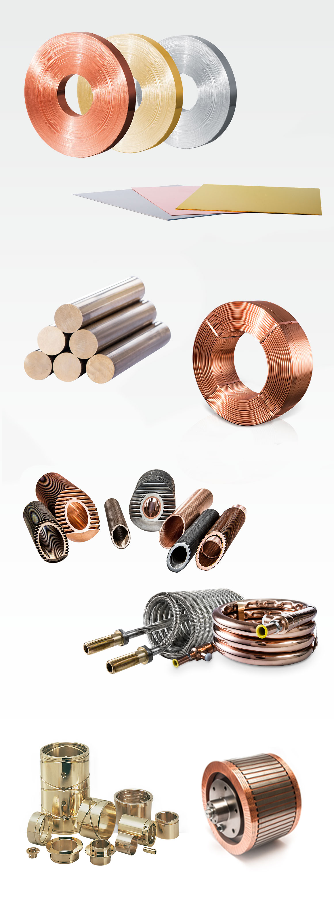 Übersichtsfoto aller Produktgruppen bei Wieland